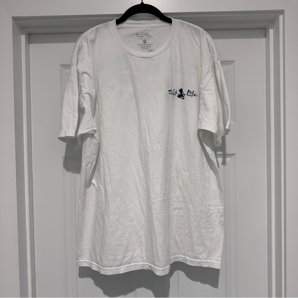Salt Life White Short Sleeve Tee
